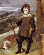Diego Velazquez Prince Baltasar Carlos in Hunting Dress(detail) France oil painting reproduction